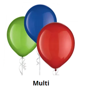 Multi Color Balloons