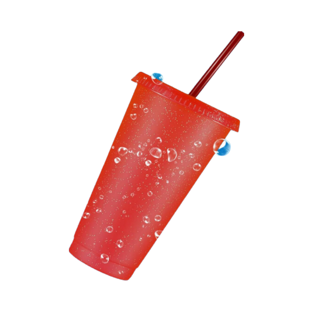 Reusable Cup with Lid and Straw